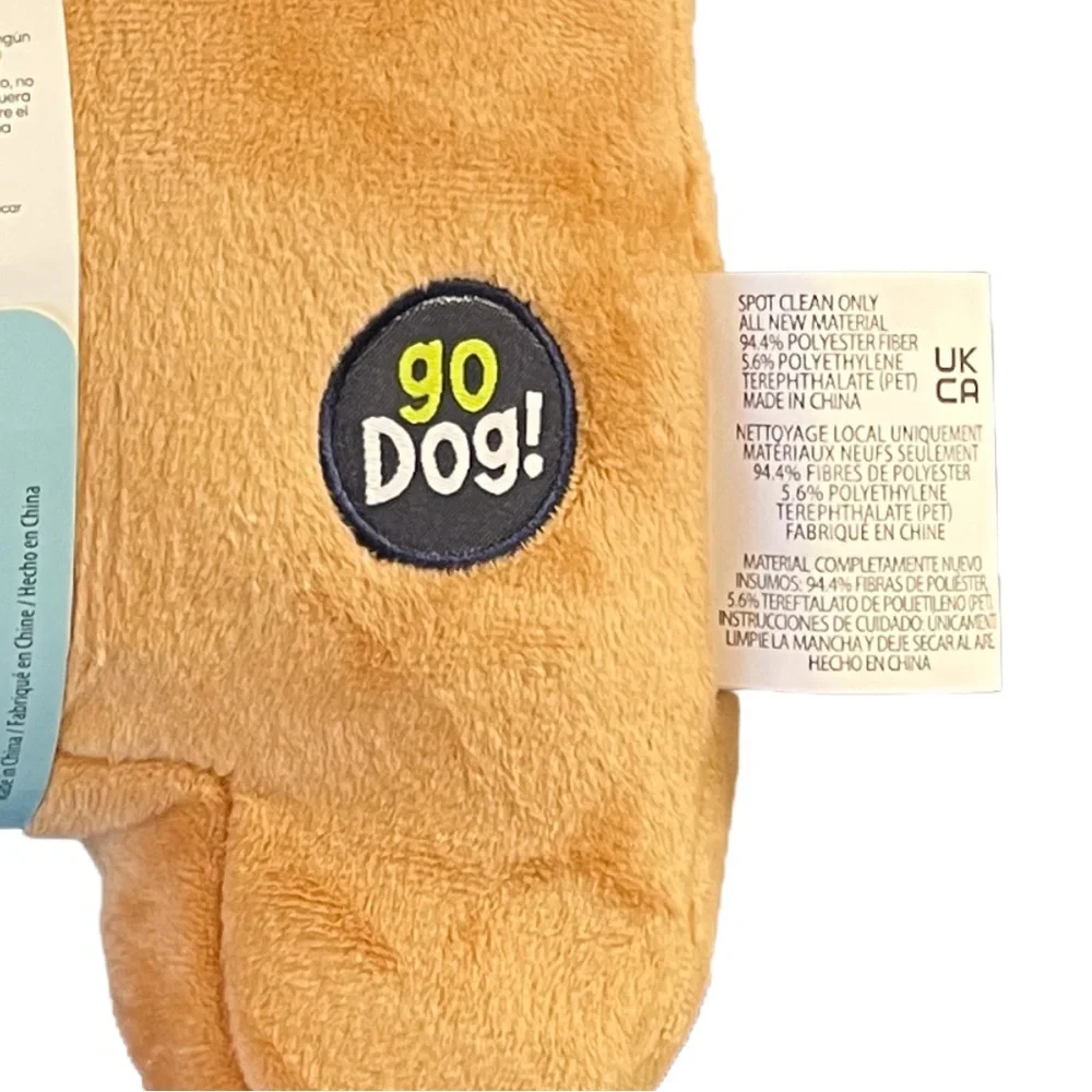 GoDog Jumbo Dog Toy Stuffed Animal NEW